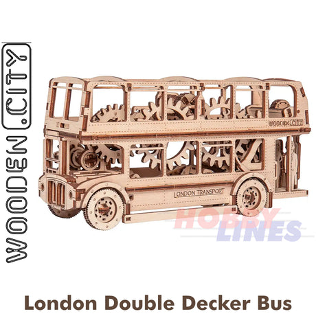London Double Decker - 3D Puzzle | Wooden City | WR303
