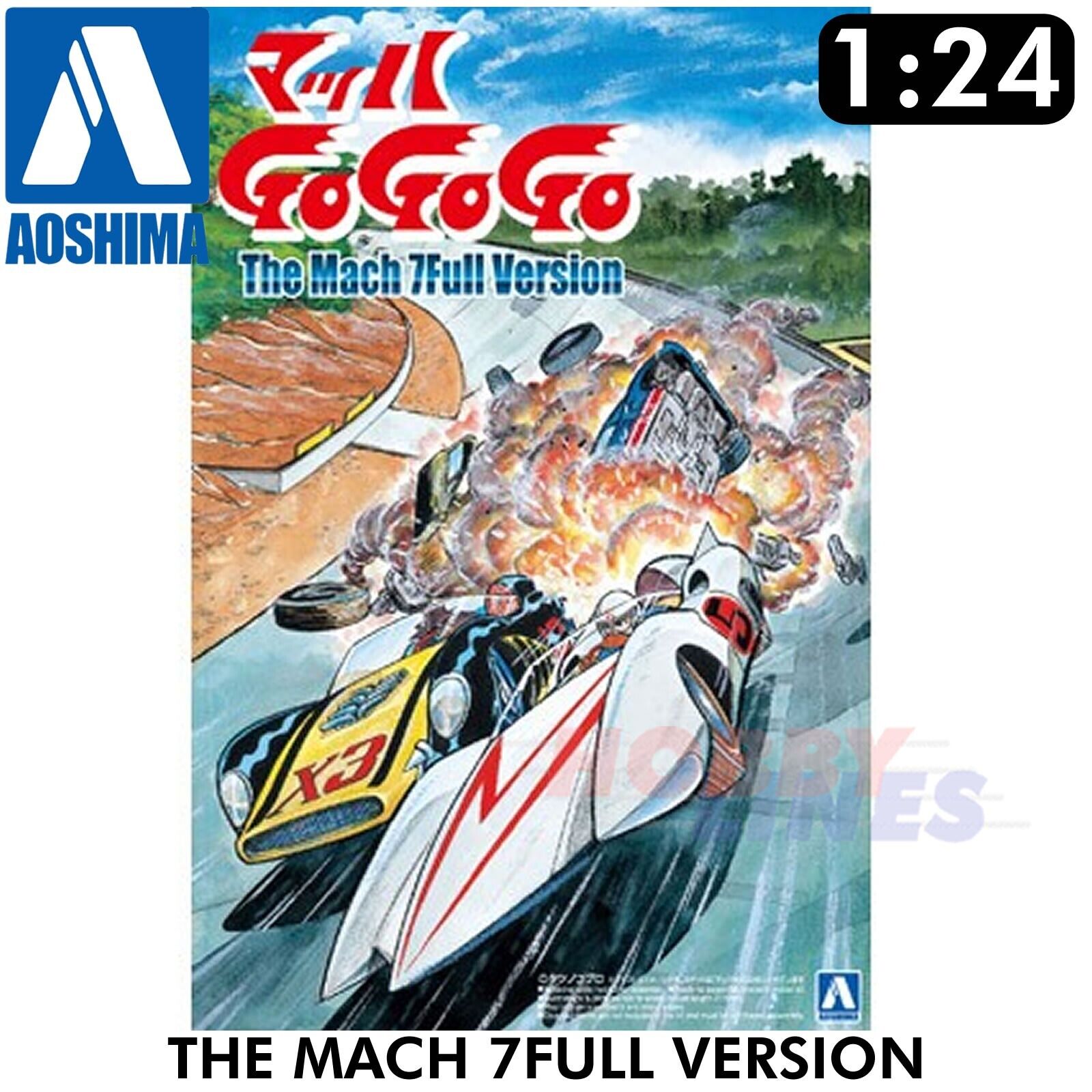 SPEED RACER MACH 7 Full Version GoGoGo manga Japan 1:24 model car