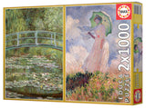 Monet 2 x 1000 Piece Jigsaw Puzzles | Educa | 19270