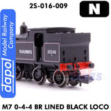 M7 0-4-4 British Rail Lined Black 30248 | Dapol | 2S-016-009