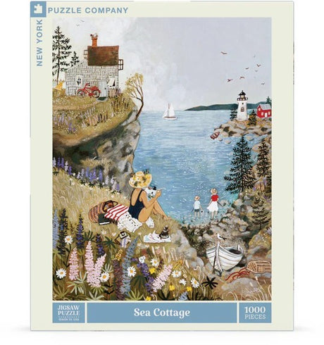 Sea Cottage 1000pc Puzzle | New York Puzzle Company | NPZLP2465