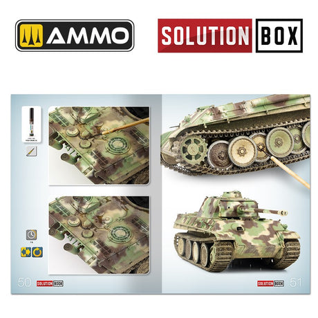 HOW to PAINT WWII German Late War Vehicles SOLUTION BOOK 23 65 pages | Ammo by Mig Jimenez 