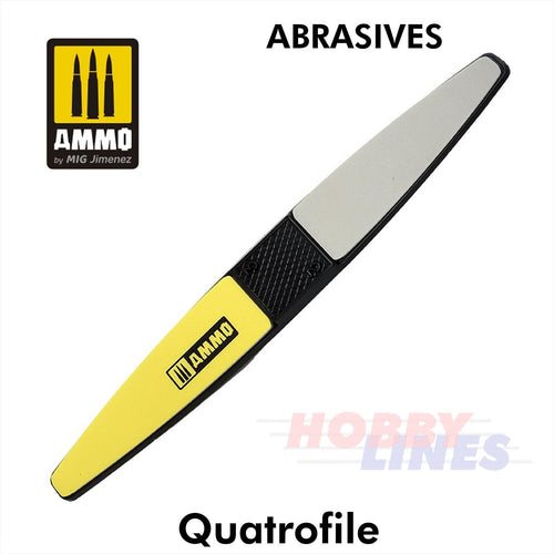 Abrasives QUARTO FILE 4 grits 150/280/400/800 Ammo by Mig Jiminez AMIG8573