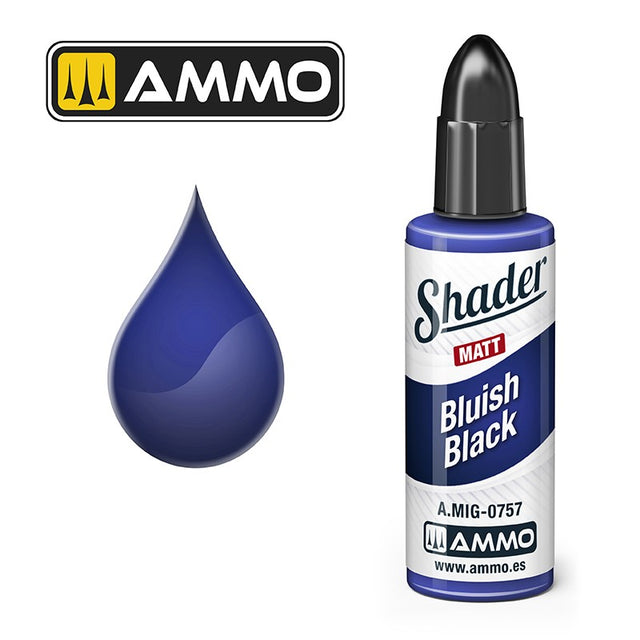 Shader - Matt - Bluish Black | Ammo by Mig Jimenez | MIG0757