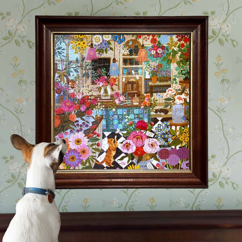 English Flower Shop 1000pc Puzzle | eeBoo | PZT440