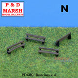 Benches x 4 | P&D Marsh | X80