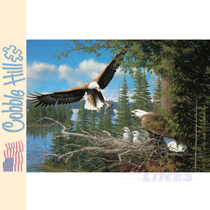 Nesting Eagles Cobble Hill puzzle 1000pc CH40173