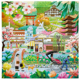 Seasons in Kyoto 1000pc Puzzle | eeBoo | PZT696