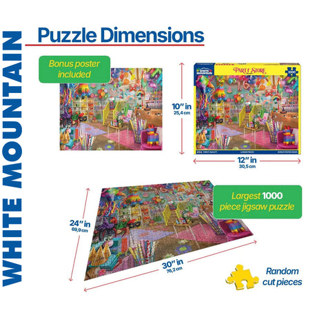 Party Store - 1000pc Puzzle | White Mountain | 2160pz
