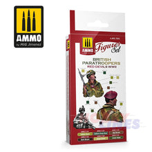 Load image into Gallery viewer, British Paratroopers Red Devils WWII Set 6 jars 17ml AMMO Mig Jimenez MIG7045
