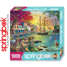 Load image into Gallery viewer, OCEANSIDE SUNSET1000 piece SPRINGBOK Jigsaw Puzzle Random Cut Super Deluxe
