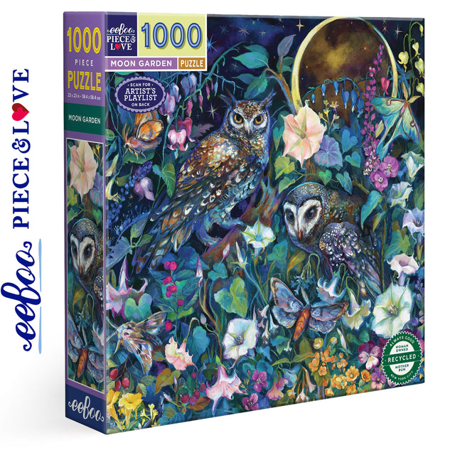 Moon Garden 1000 pc Puzzle | eeBoo | PZT726