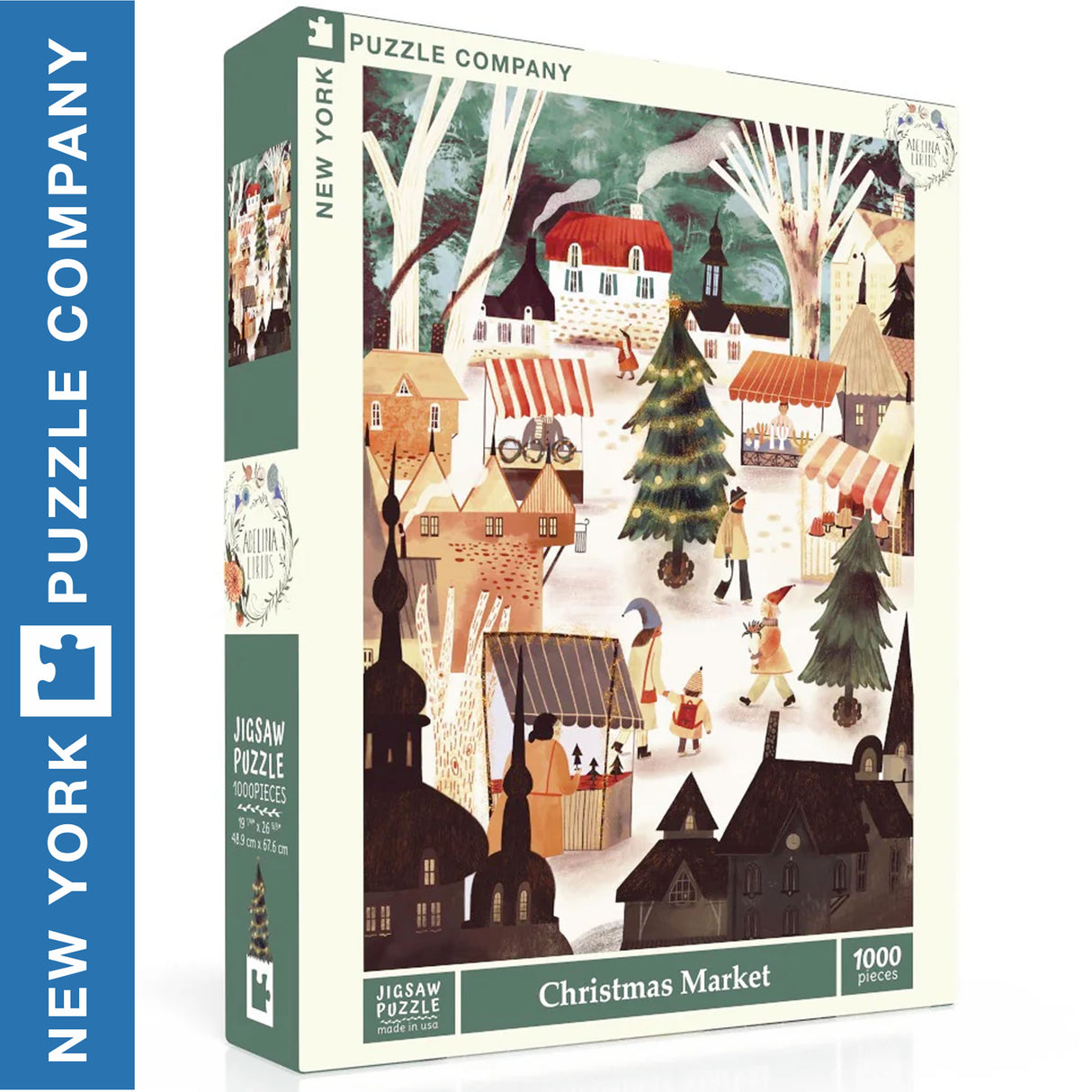 Christmas Market 1000pc Jigsaw | New York Puzzle Company | NPZAL2435