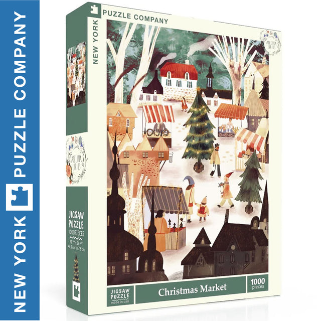 Christmas Market 1000pc Jigsaw | New York Puzzle Company | NPZAL2435