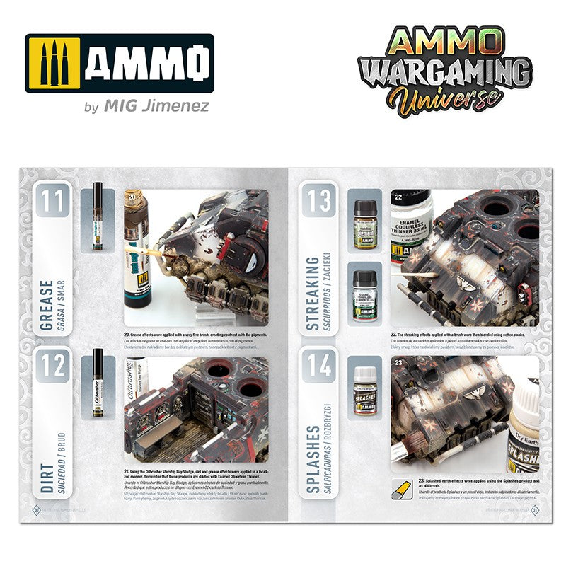 Ammo Wargaming Universe - Book 06 – Weathering Combat Vehicles | Ammo by Mig Jimenez | MIG6925