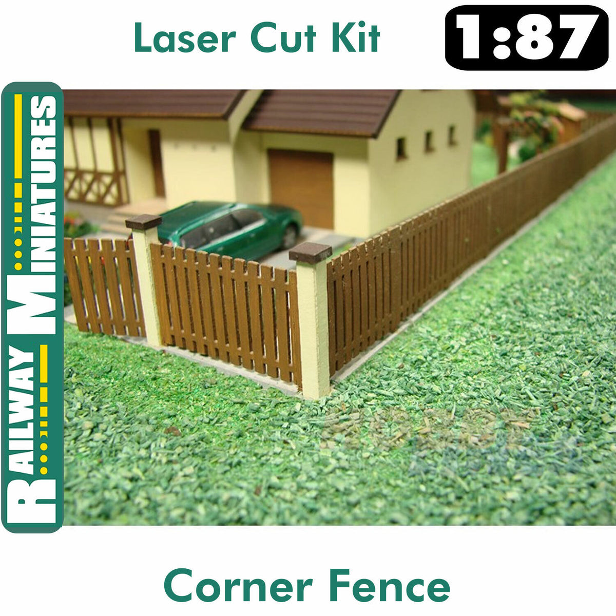 Corner Fence  | Railway Miniatures | RMHO:022