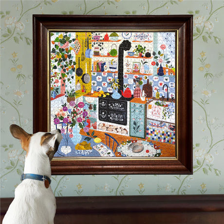 eeBoo MORNING KITCHEN 1000 pc Square Jigsaw Puzzle Super Deluxe PZTMNK