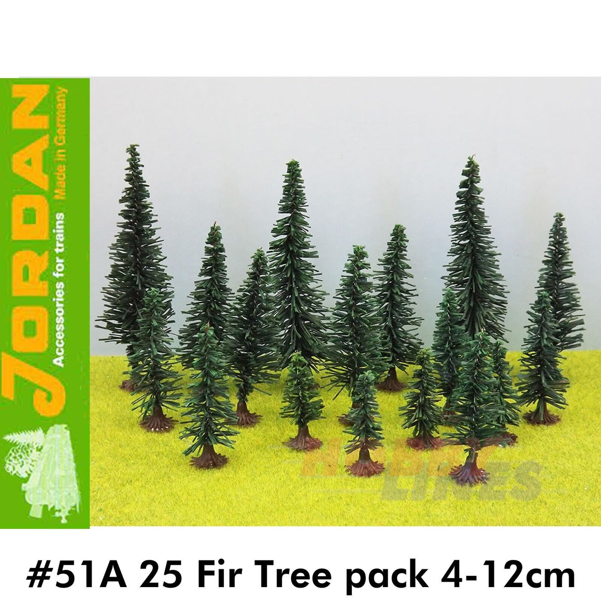 #51A Fir Tree Pack - 4 - 12cm - 25 Pack | Jordan | 59560