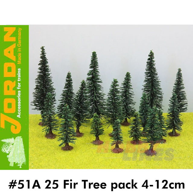 #51A Fir Tree Pack - 4 - 12cm - 25 Pack | Jordan | 59560