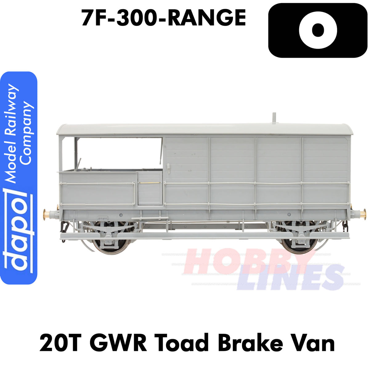 Great Western Railway Toad Brake Van Bauxite - W17445 | Dapol | 7F-300-008