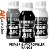 Grey Primer and Microfiller - 100ml | AK interactive | AK758