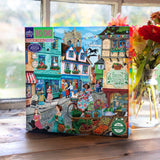 *DAMAGED BOX* - Village by the Sea - 1000pc Puzzle | eeBoo | PZT690