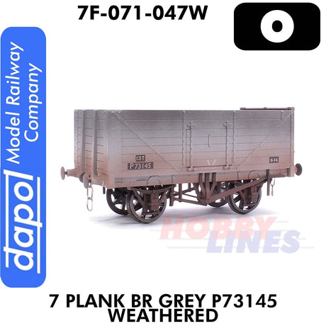 7 Plank BR Grey P73145- Weathered   | Dapol | 7F-071-047W