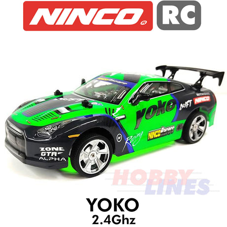 NINCO YOKO 2WD Radio Control Racer Car AA battery power R2R Ready to Run