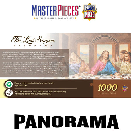 The Last Supper Panorama 1000pc Jigsaw Puzzle | Masterpieces | 72079