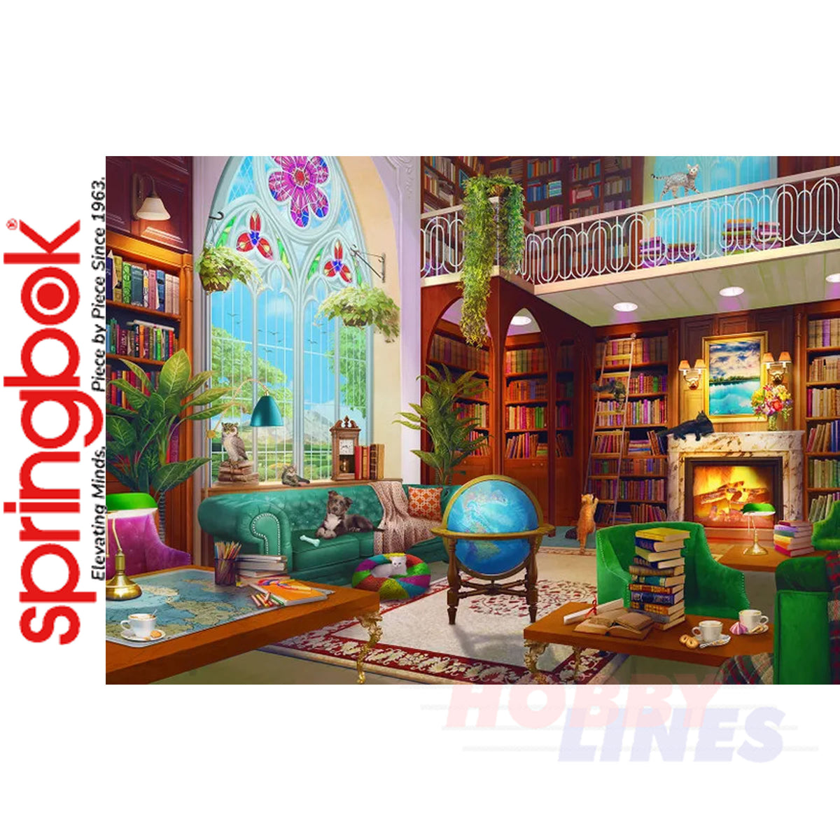 The Library 1000 Piece Jigsaw Puzzle | Springbok | SB33-11164