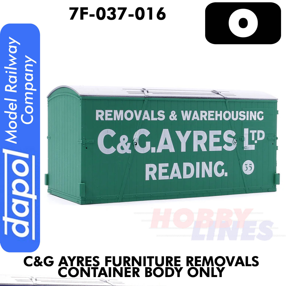  C&G AYRES Furniture Removal Container - Body Only  | Dapol | 7F-030-016