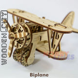 Bi-Plane -3D Puzzle | Wooden City |  WR304
