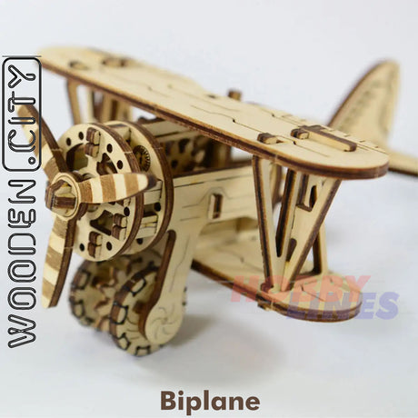 Bi-Plane -3D Puzzle | Wooden City |  WR304