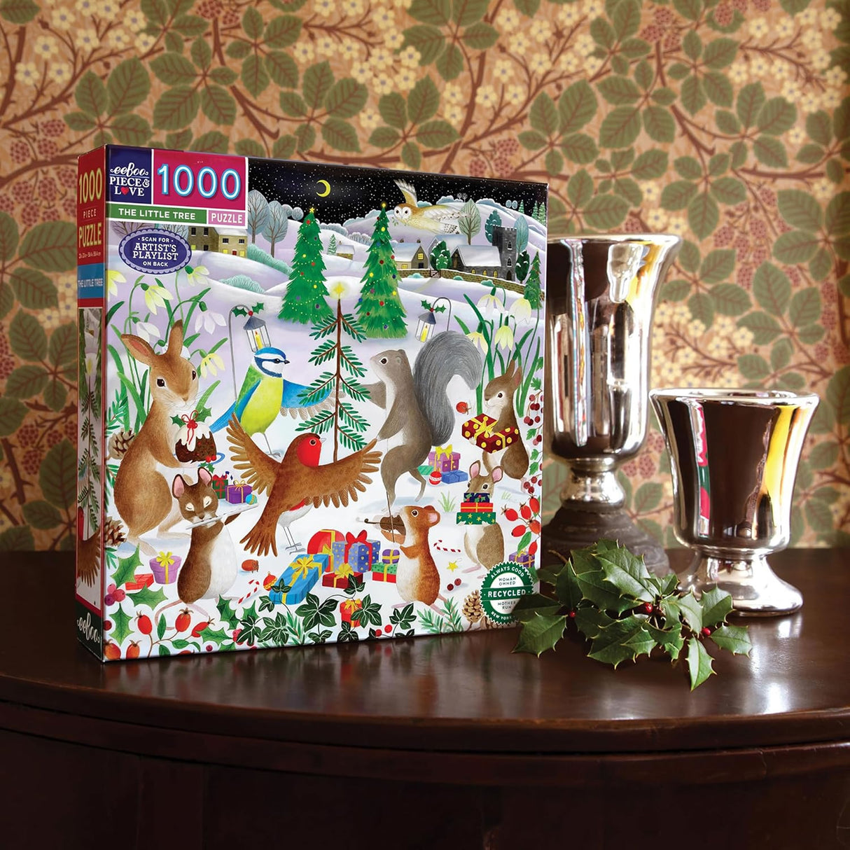 eeBoo THE LITTLE TREE 1000 pc Square Jigsaw Puzzle Super Deluxe PZTTLT