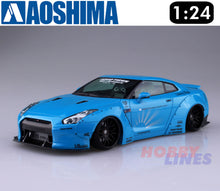 Load image into Gallery viewer, R35 NISSAN GT-R Ver 1 LB Works LibertyWalk SKYLINE 1:24 Scale AOSHIMA 05402
