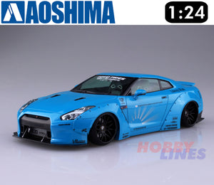 R35 NISSAN GT-R Ver 1 LB Works LibertyWalk SKYLINE 1:24 Scale AOSHIMA 05402