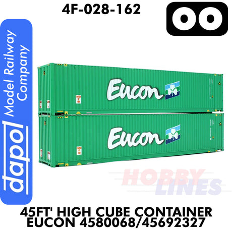 45ft Container High Cube Eucon 4580068 /  45692327 | Dapol | 4F-028-162