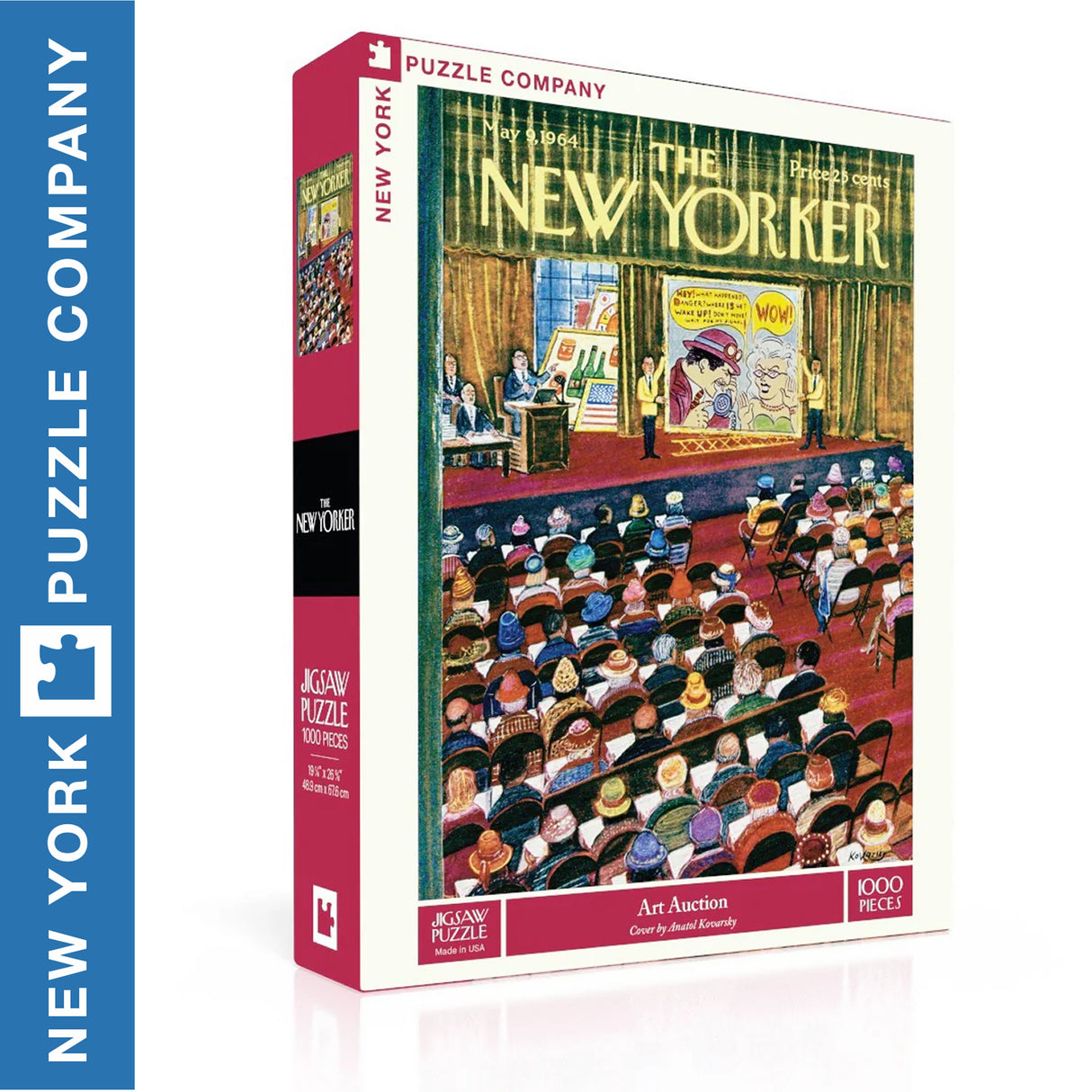 ART AUCTION New York Puzzle Company 1000pc 