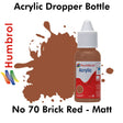  Acrylic Dropper - No 70 Brick Red - Matt | Humbrol | DB0070