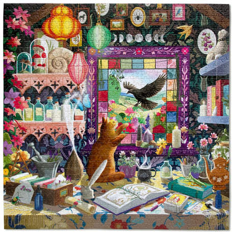 Sorcerer's Workshop - 1000pc Puzzle | eeBoo | PZT859