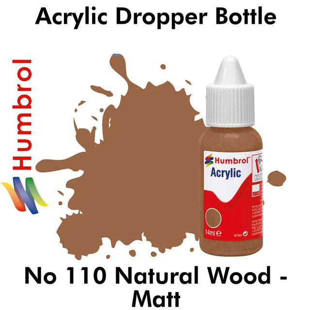 Acrylic Dropper - No 110 Natural Wood - Matt | Humbrol | DB0110