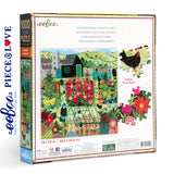eeBoo GARDEN HARVEST 1000 pc Square Jigsaw Puzzle Super Deluxe PZTGHV