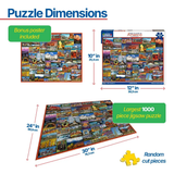 Best Places in America - 1000pc Puzzle | White Mountain | 1119pz