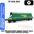 HIA Freightliner Green Heavy Haul Limestone Hopper 369020  | Dapol | 7F-026-006