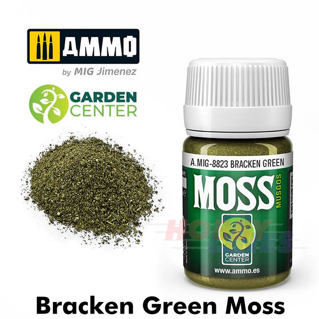 Garden Centre - Bracken Green Moss - 35ml  | Ammo by Mig Jimenez | MIG8823