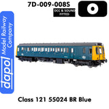 Class 121 55024 BR Blue | Dapol |  7D-009-008S