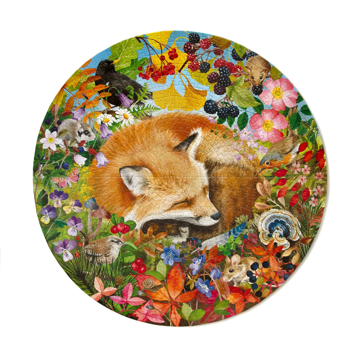Forest Dream - 500pc Round Puzzle | eeBoo | PZF276