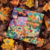 Autumn Cottage - 1000pc Puzzle | eeBoo | PZT829
