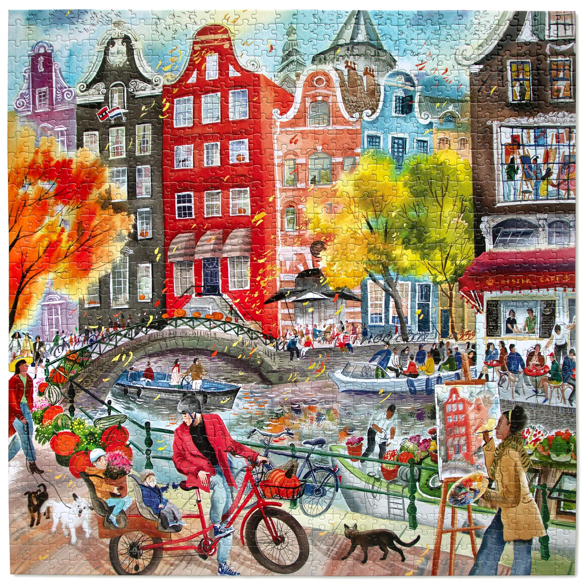 Artists in Amsterdam - 1000pc Puzzle | eeBoo | PZT850