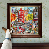Artists in Amsterdam - 1000pc Puzzle | eeBoo | PZT850